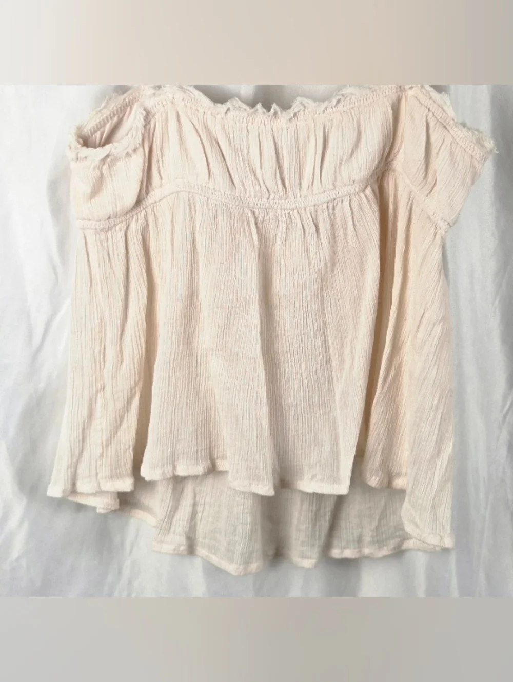Urban Outfitters Cream Pink Lace-Trim Camisole Size Small Petite - Picture 13 of 16